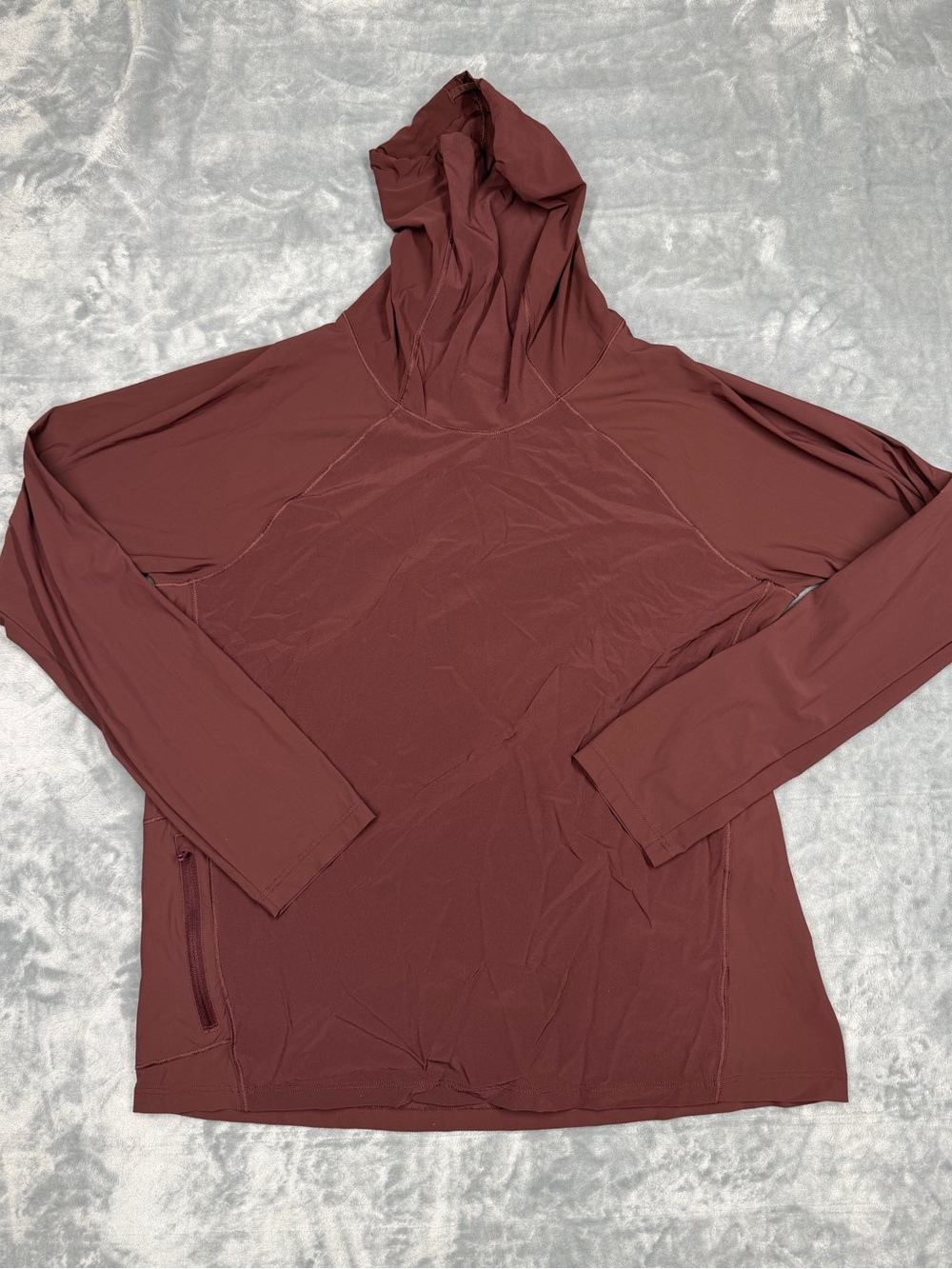 Athleta Ultimate Gaiter Pullover Long Sleeve in dusty rose